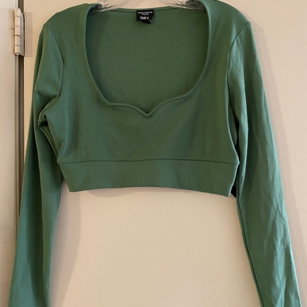 crop top long sleeve